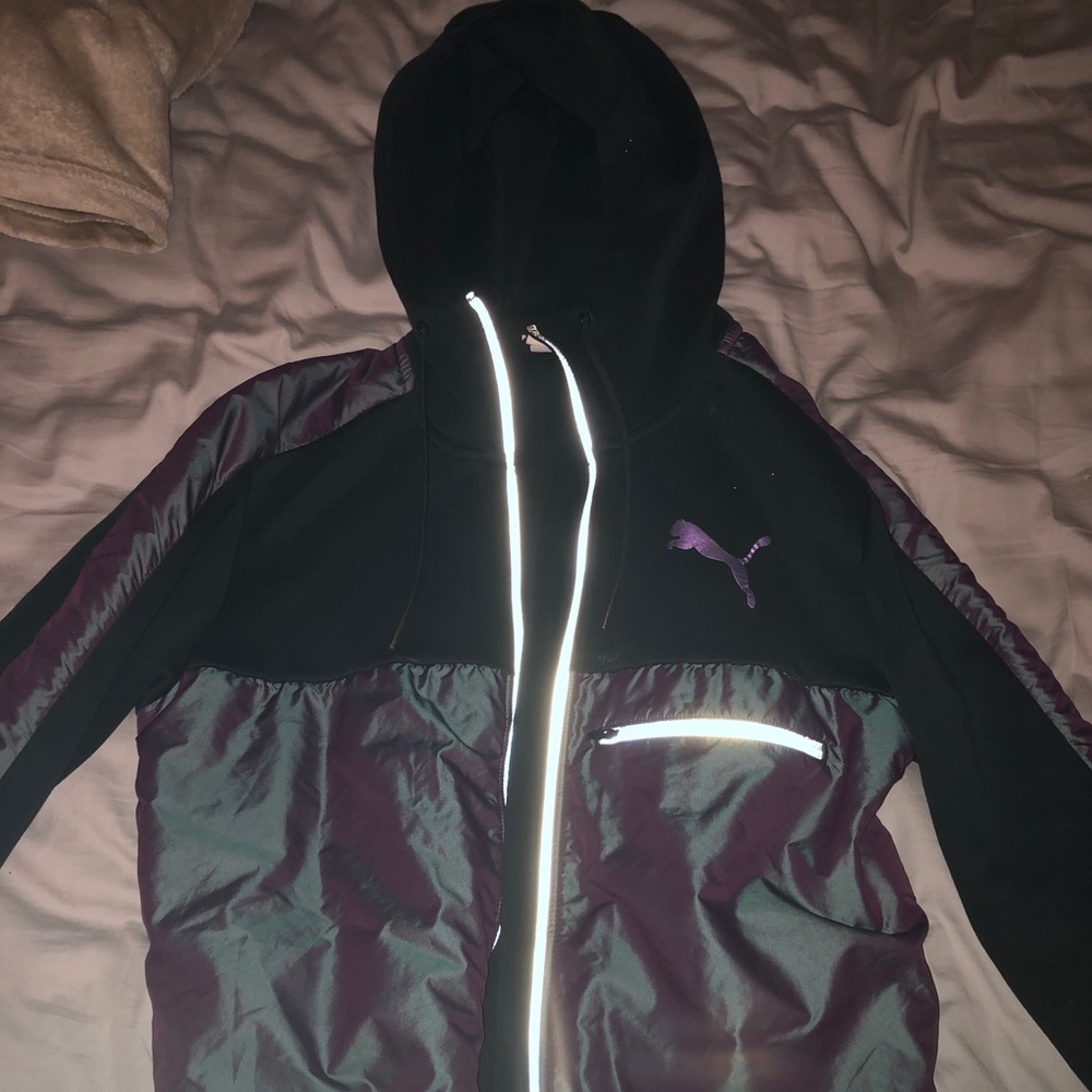 Puma Jacket (Reflective) Size Medium - image 1